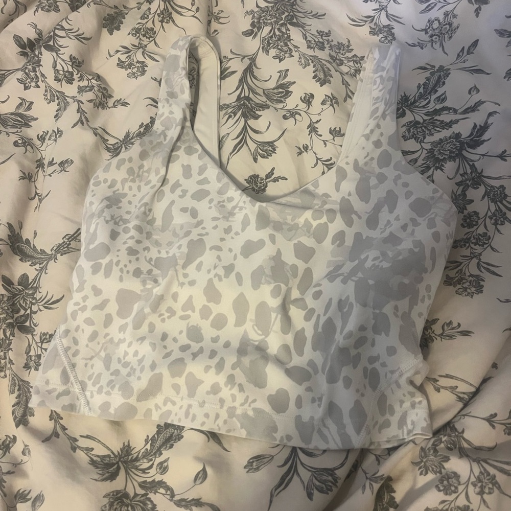 lululemon white camo align tank